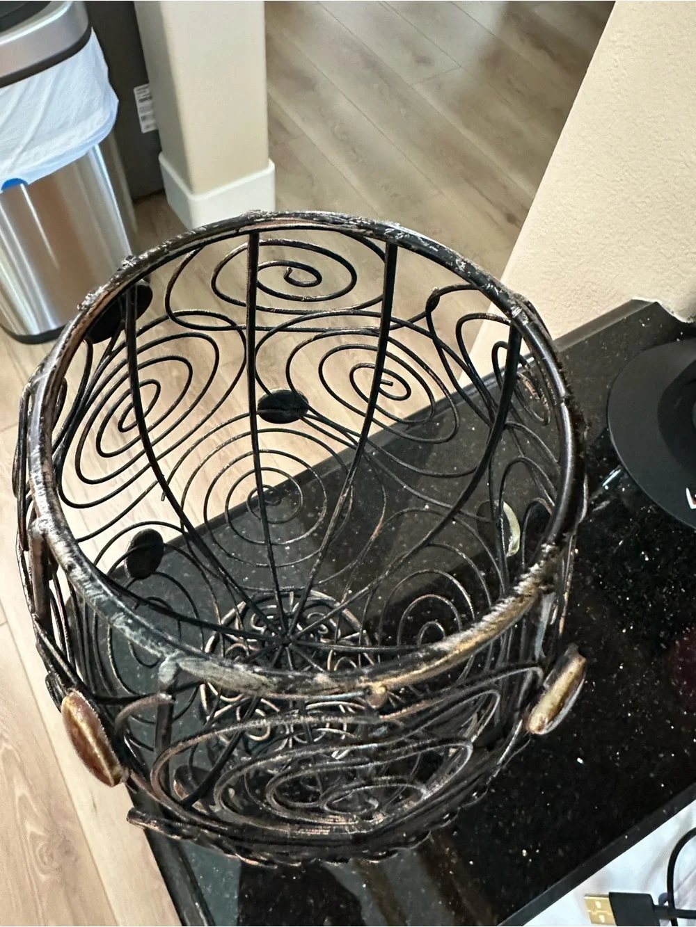 Decorative Metal Corks Holder in Bronze